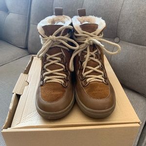 Zara Leather Bootie with Interior Wedge
